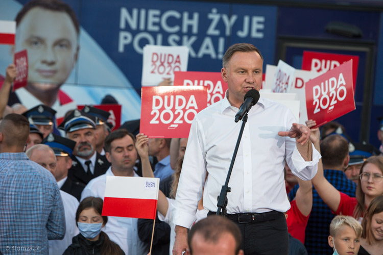Andrzej Duda na wiecu