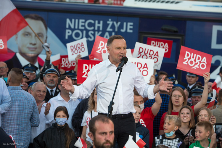 Andrzej Duda na wiecu
