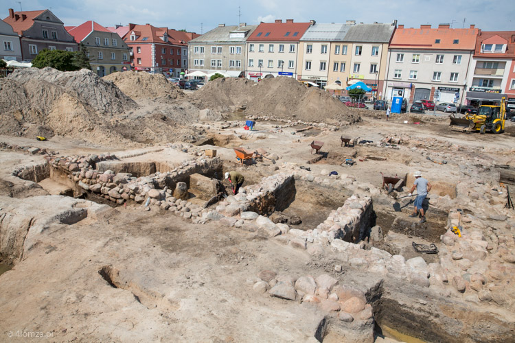 Stary Rynek, widok na wykopaliska