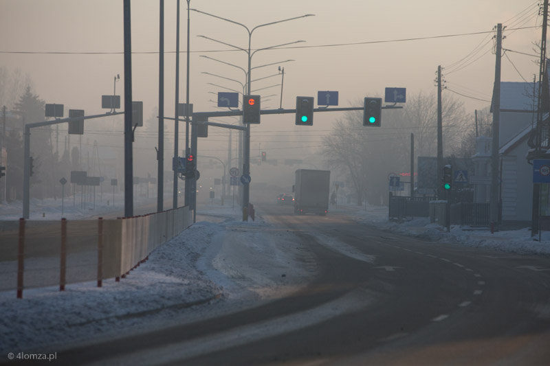 Smog na ul. Sikorskiego