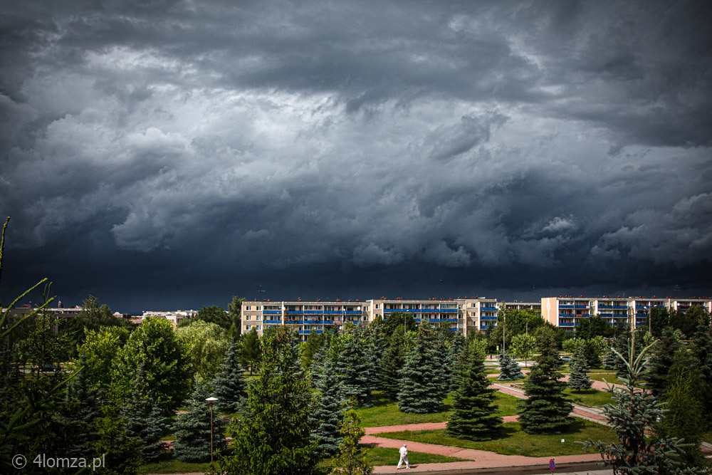 Chmura nad Łomżą (fot. Marek Maliszewski)