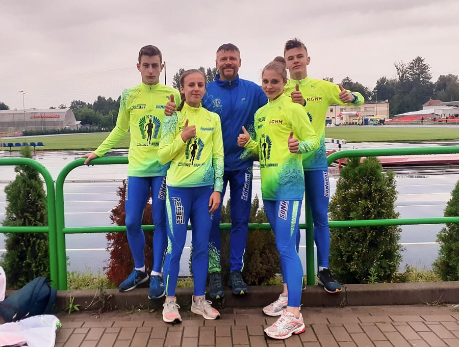 Martyna Krawczyńska, Wiktoria Grabowska, Bartosz Rogiński, Jakub Stefańczyk i Andrzej Korytkowski