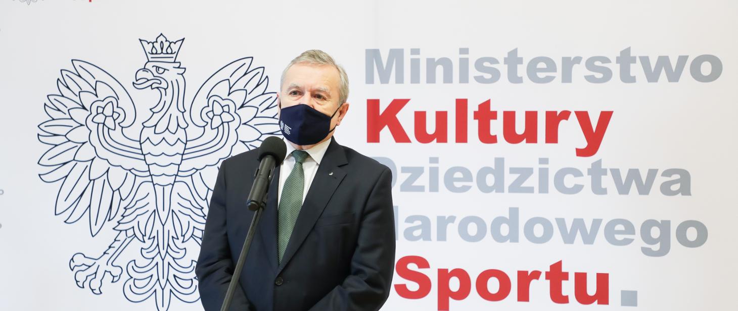 Wicepremier prof. Piotr Gliński, minister kultury, dziedzictwa narodowego i sportu
