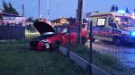 Foto: Auto uderzyło w słup