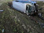 Foto: Bus wypadł z drogi, 8 osób w szpitalu